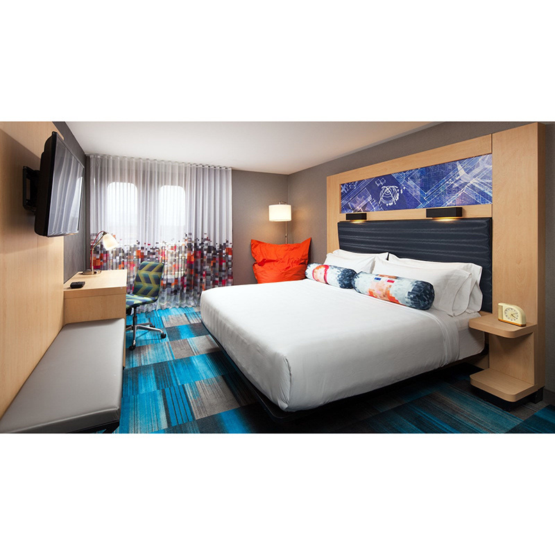 Modern design USA hotels bedroom furniture Aloft hotel by Marriott full set furniture