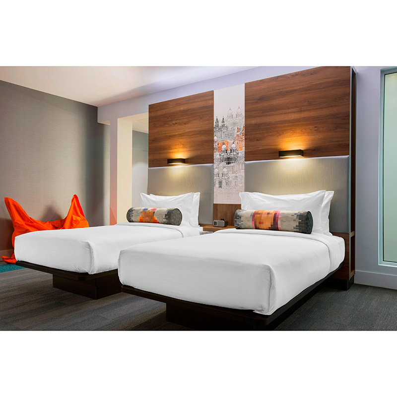 Modern design USA hotels bedroom furniture Aloft hotel by Marriott full set furniture