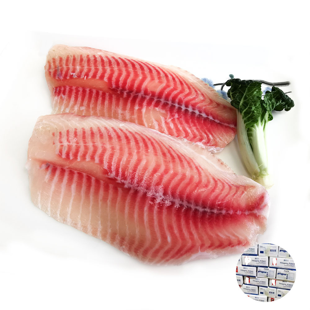 Wholesale Price Chemical Free  Organic Tilapia Fillet Fish Frozen tilapia fillet meat