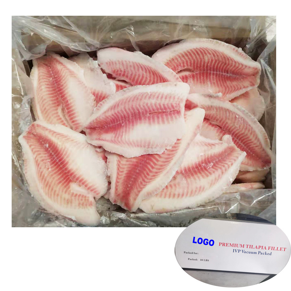 Wholesale Price Chemical Free  Organic Tilapia Fillet Fish Frozen tilapia fillet meat