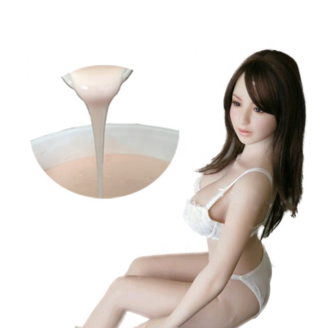 Platinum cure High tensile strength Silicone rubber life casting silicone for sexy dolls liquid silicone for human body