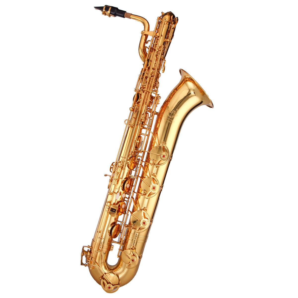 High Quality Eb Key TSBS-680 Yellow Brass Lacquer Surface  Baritone Saxophone