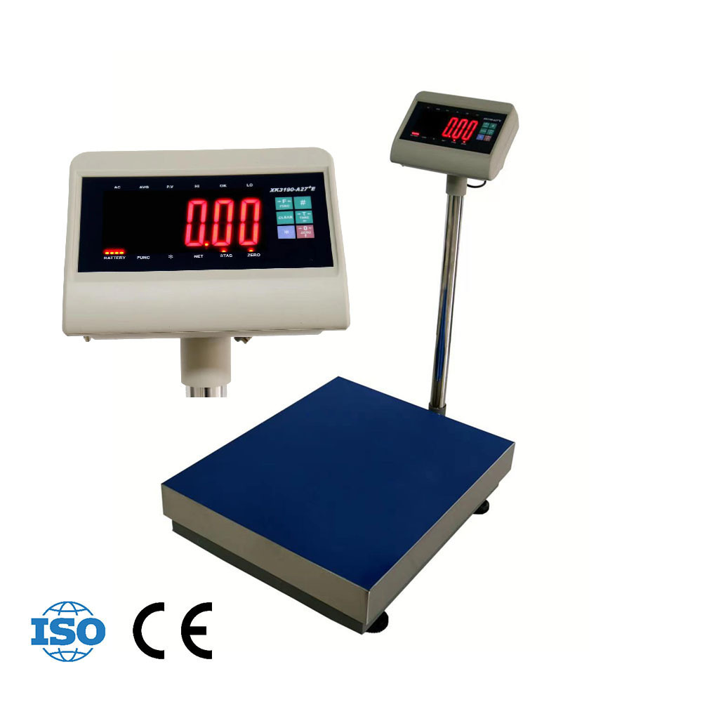 Dingfeng Factory supplier 300kg,500kg folding mobile Electronic platform scale electronic platform measuring scale industrial