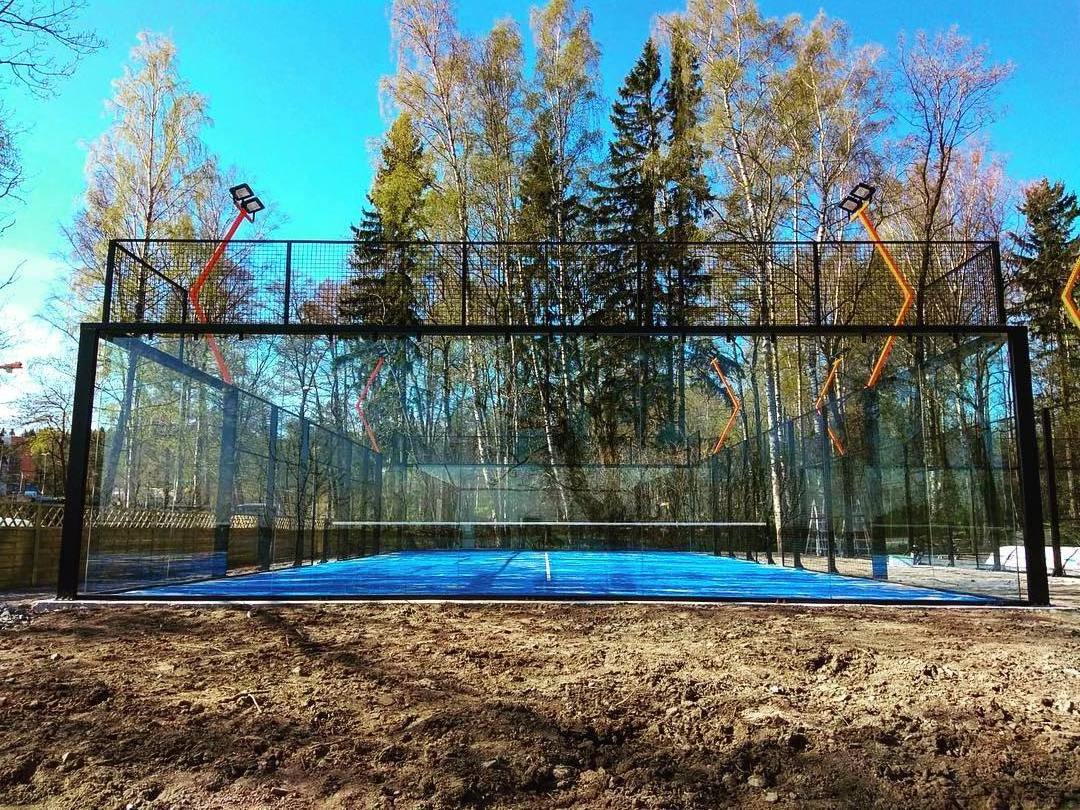 Suitable for sports padel court cost padel court net and post padel court xiamen