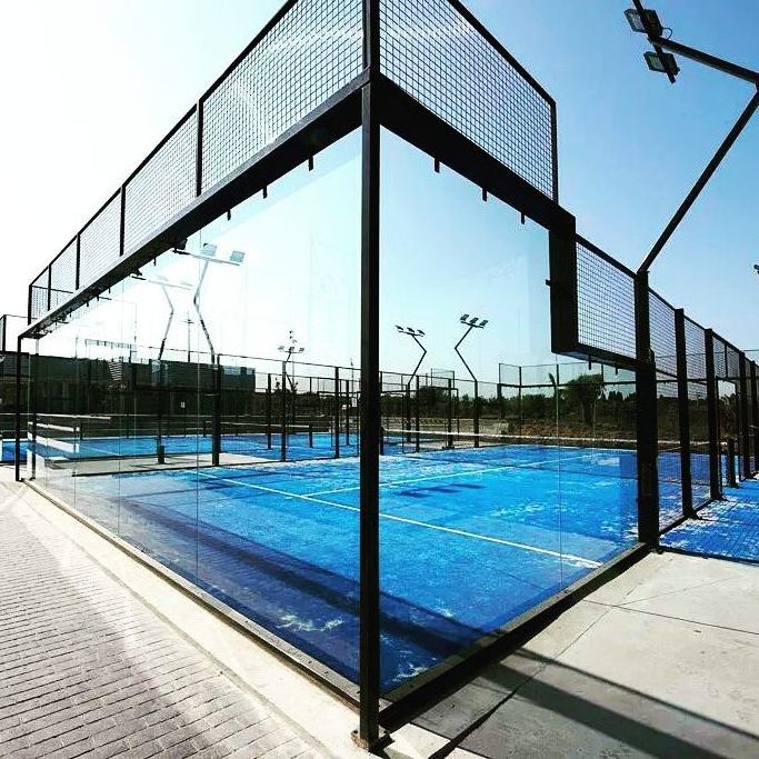 Suitable for sports padel court cost padel court net and post padel court xiamen