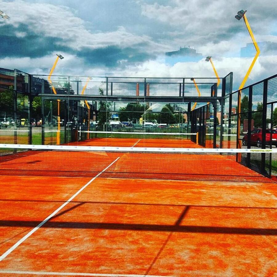 Suitable for sports padel court cost padel court net and post padel court xiamen