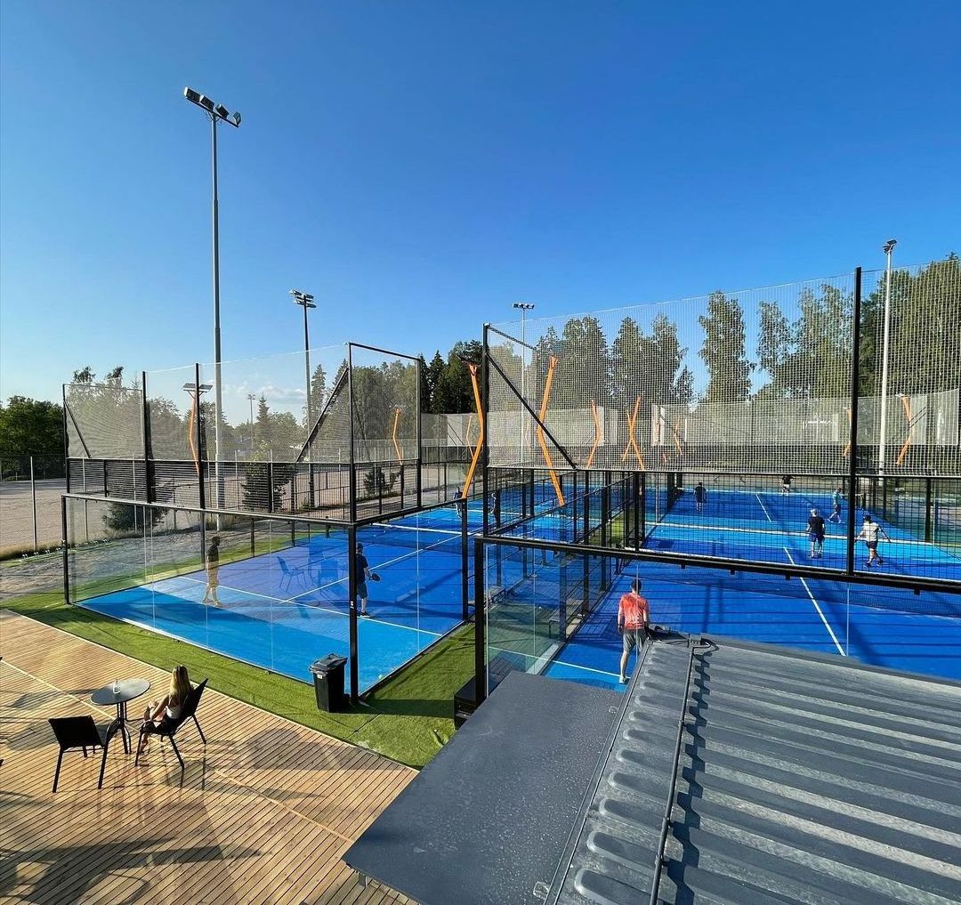 Suitable for sports padel court cost padel court net and post padel court xiamen