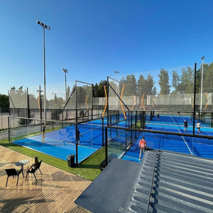 Suitable for sports padel court cost padel court net and post padel court xiamen