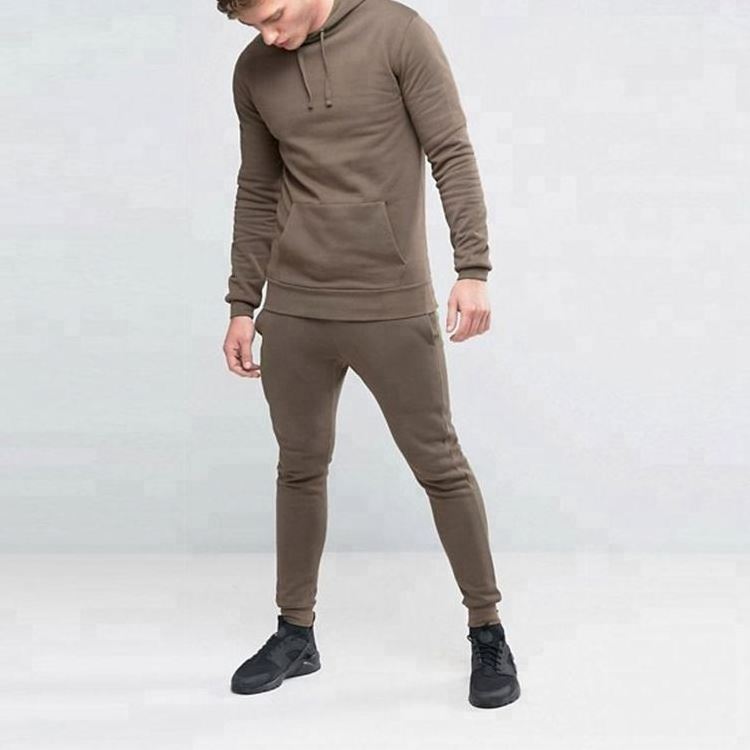 Oem Service Pullover High Quality Blank Sweat Suits Wholesale Men Sweat With Pocket Blank Jogging Suits