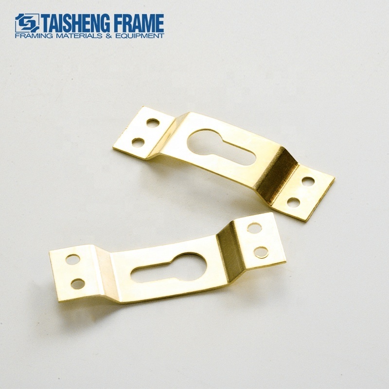 Picture Frame Hardware Hanging Hook Gold Silver Four Holes Hook For Photo Frame Canvas hangers gancho de lona