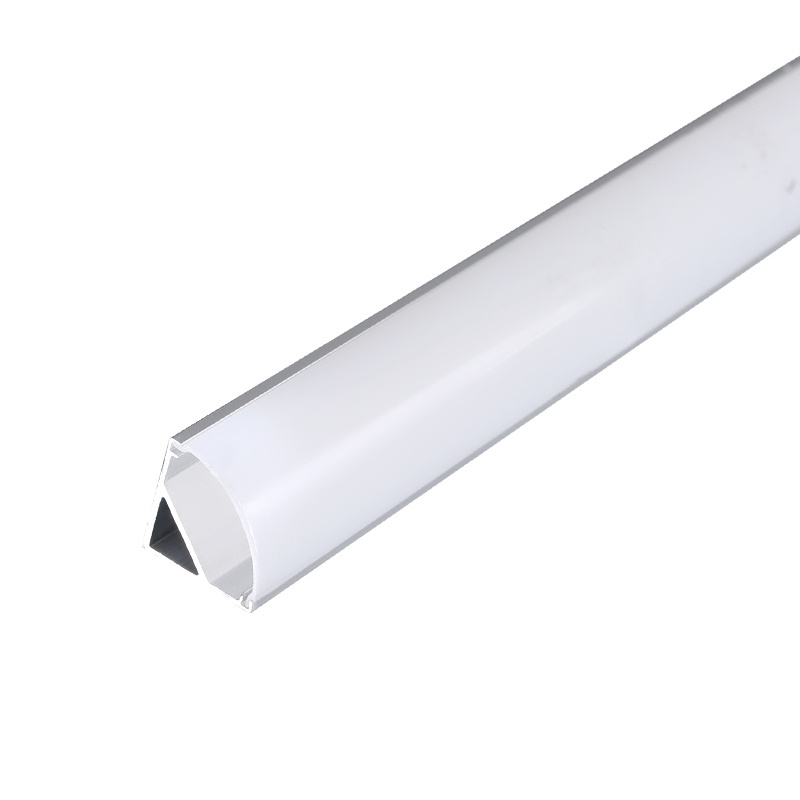 90 degrees angle corner perfiles de aluminio for wardrobe or kitchen cabinet perfil aluminum led light