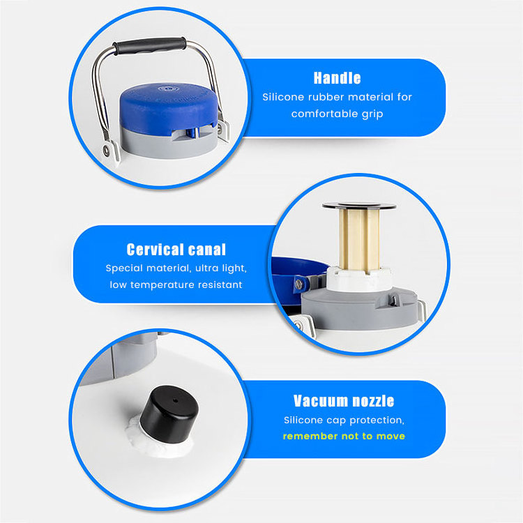 Small capacity cryogenic tank with artificial insemination gun for cattl 3L liquid nitrogen storage tank