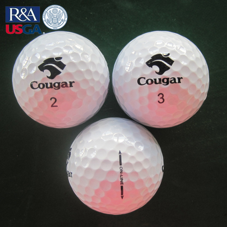 80-90 Hardness Two Piece white golf Ball bulk ball