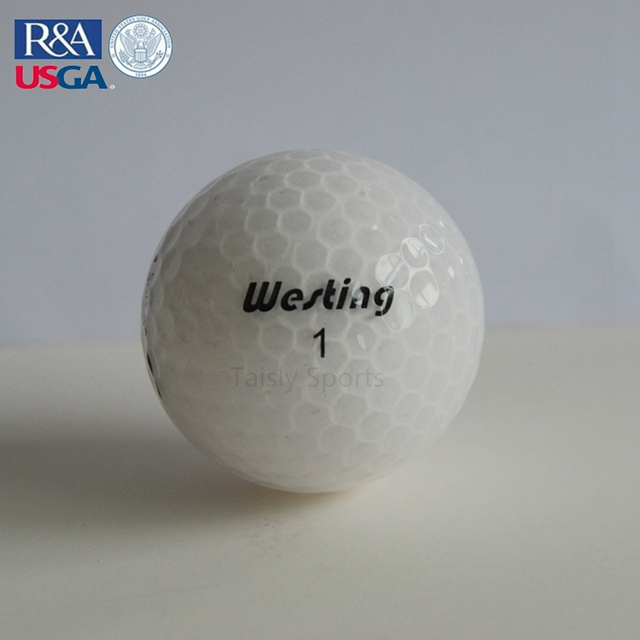 80-90 Hardness Two Piece white golf Ball bulk ball