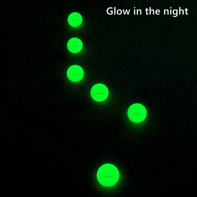 Glow in the dark Golf Balls luminous ball for Night Sports