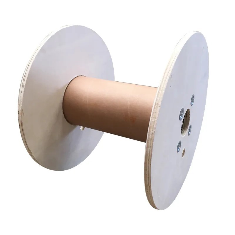 Empty large plywood cable spool drum cable reel wire and cable plywood bobbin for winding