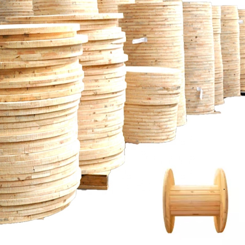 Wire cable packing flange size Empty  large  Pine Wooden cable drums spools reels