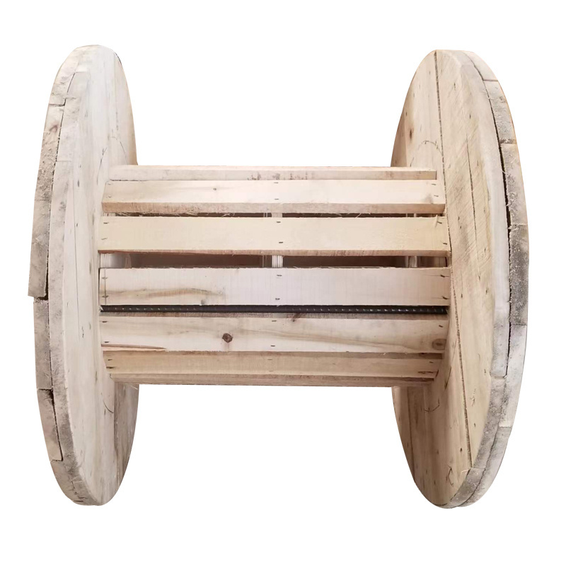 Cardboard Wood Cable Spool Cable Drum Wood Bobbin Wooden Cable Spools For Sale