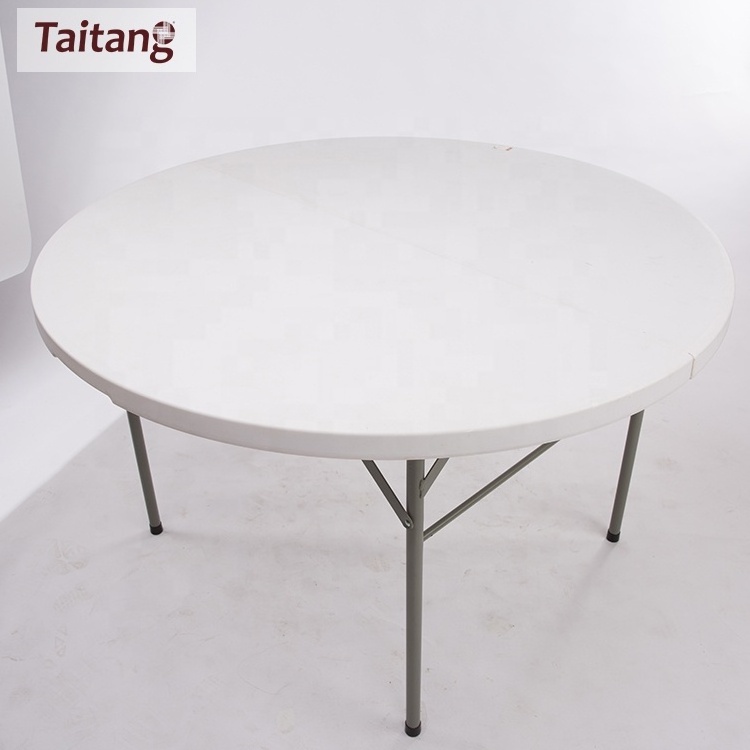 Round Plywood Folding Events Dining table legs folding