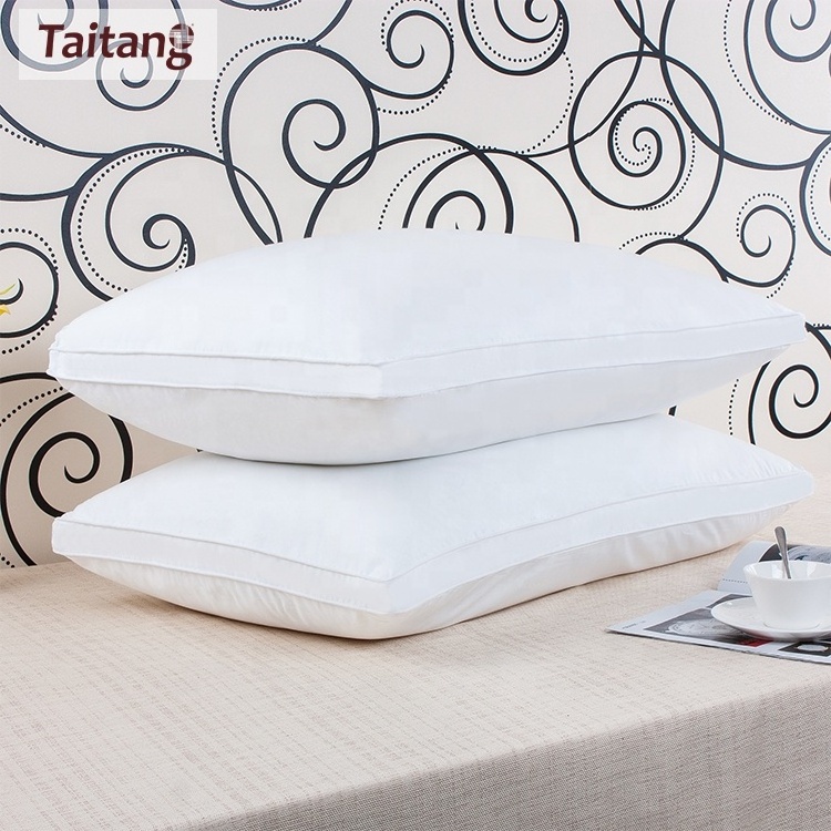 Taitang Soft Cotton Fabric Hotel Pillows For Bed