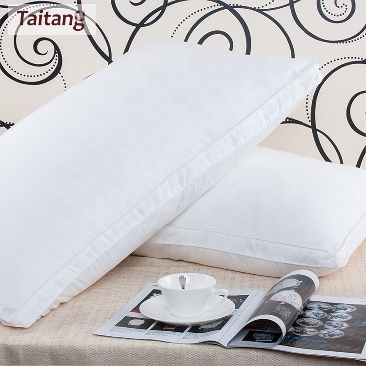 Taitang Soft Cotton Fabric Hotel Pillows For Bed