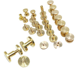 Stainless steel brass cross hexagon Chicago mounting staple screws rivet screws