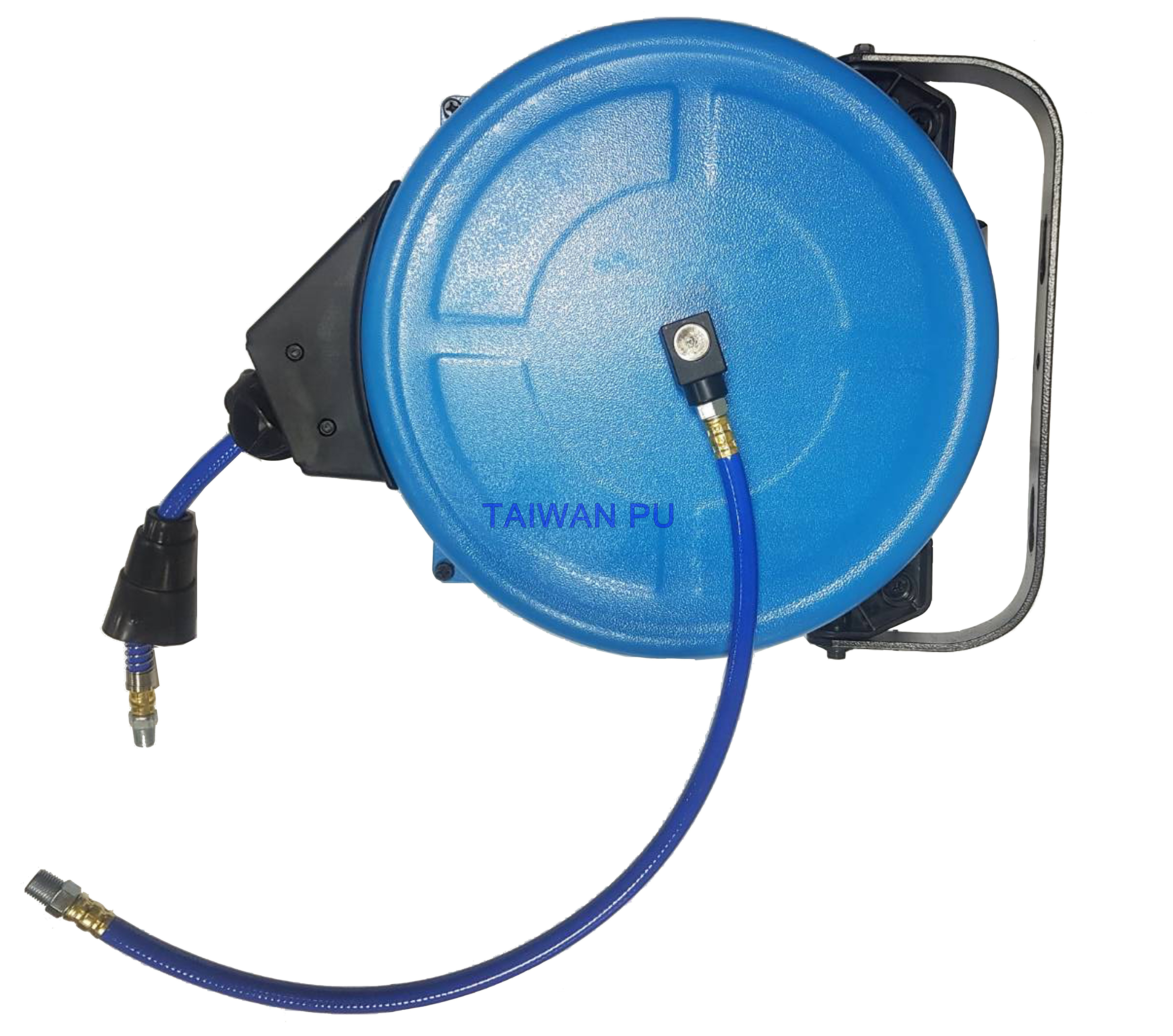 TPUCO Automatic retractable hose reel/reel works air hose reel can use for motorcycle repair plants