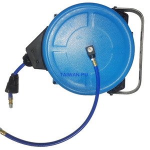 TPUCO Automatic retractable hose reel/reel works air hose reel can use for motorcycle repair plants