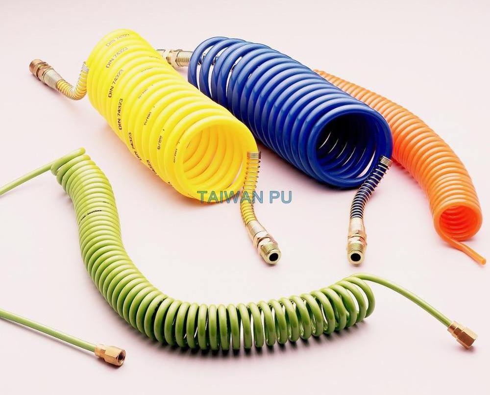 High quality  PU coil air compressor hose  / PU garden coil hose