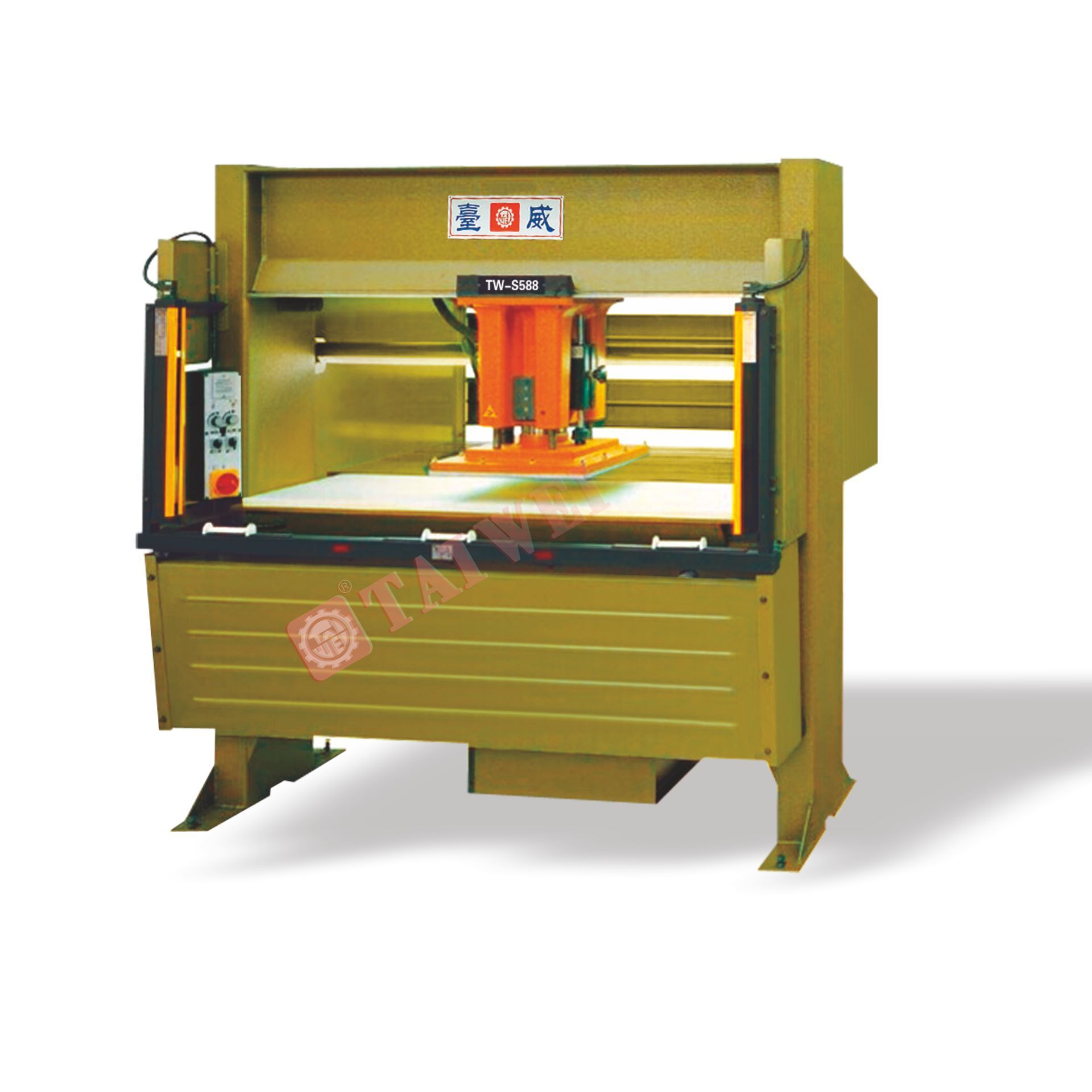 Superior Quality and Most Variety Traveling Head Cutting Press Shoe Making Machine Hydraulic Cutting Press Machine