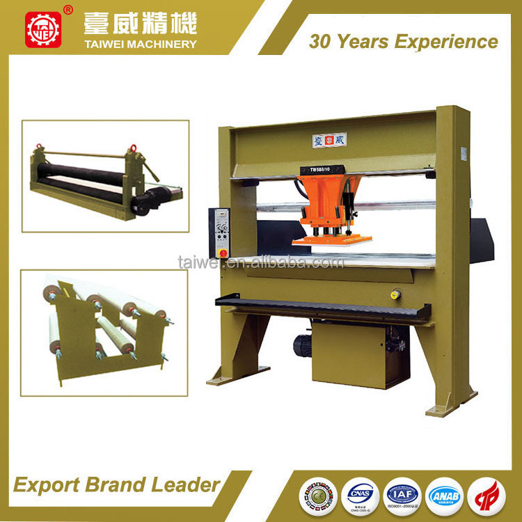 Superior Quality and Most Variety Traveling Head Cutting Press Shoe Making Machine Hydraulic Cutting Press Machine