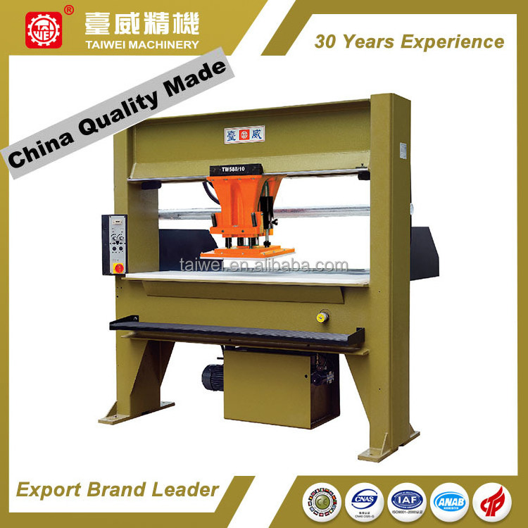 Superior Quality and Most Variety Traveling Head Cutting Press Shoe Making Machine Hydraulic Cutting Press Machine