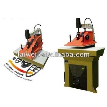 Induction seal cap liner die cutting machine used hydraulic swing arm cutting machine