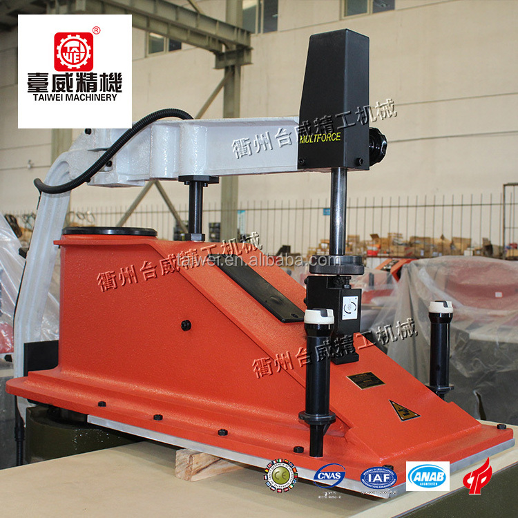 High quality hydraulic press swing arm die leather cutting machine