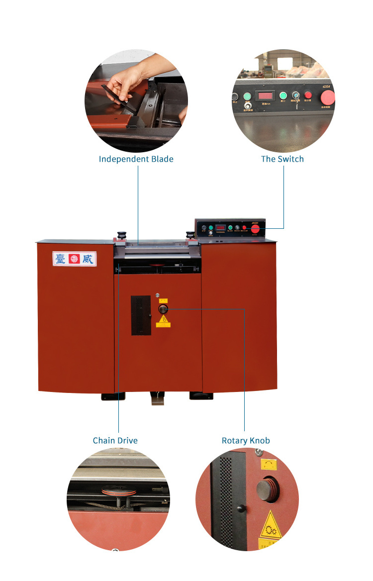 Camoga style 420B  leather splitting machine / Blade knife Skiving Machine