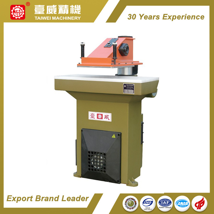 Induction seal cap liner die cutting machine used hydraulic swing arm cutting machine