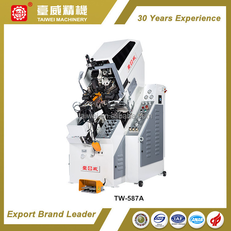 Leading Quality 9 Pincers Automatic Hydraulic Shoes Toe Lasting Machine for Footwear