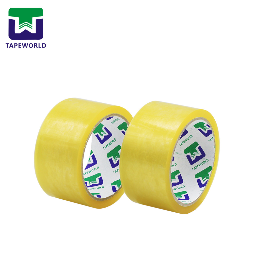 Bopp Brown /Yellow/ transparent packing tape custom logo printed clear cartoon adhesive tape 48mm x 66m