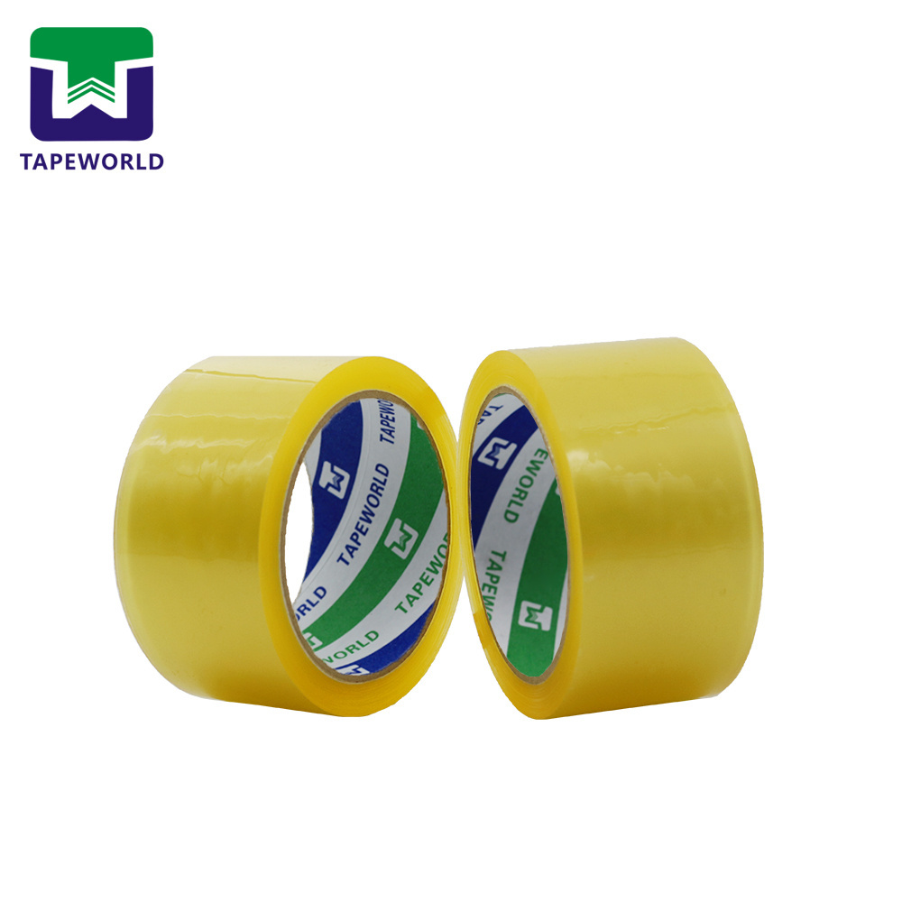 Bopp Brown /Yellow/ transparent packing tape custom logo printed clear cartoon adhesive tape 48mm x 66m