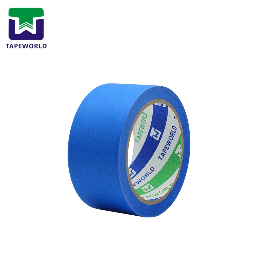 Green Color Painter's Masking Tape Wall Sharp Line Painter's Washi Crepe Paper Tape for Painting