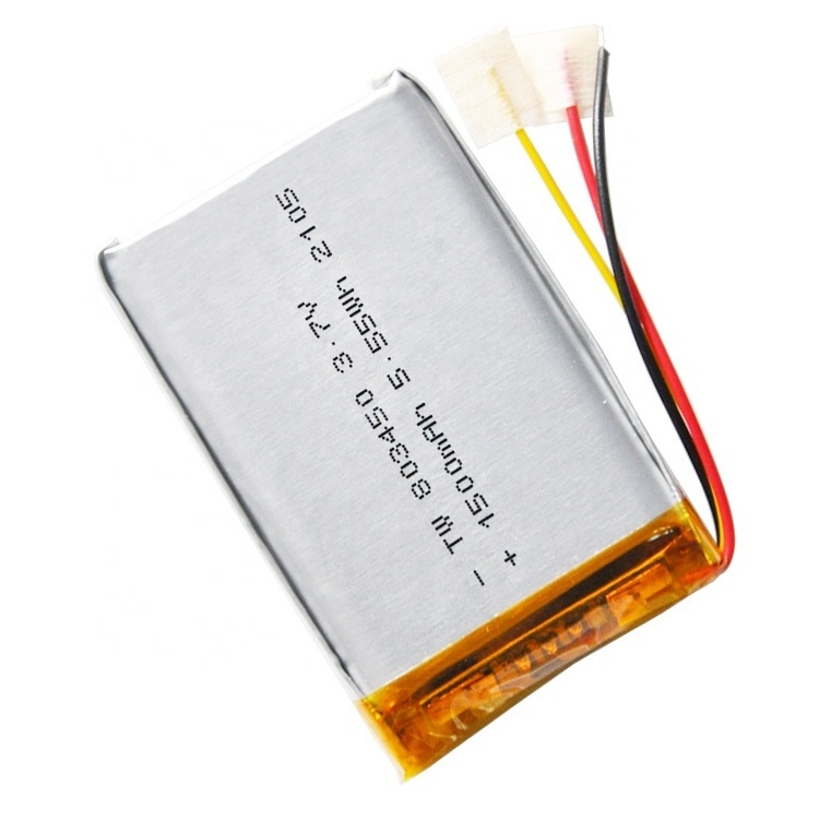 KC batteries OEM rechargeable 3.7V 1500mah TW803450 Lithium polymer battery