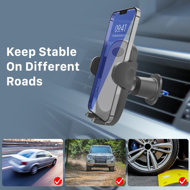 Trending Product 360 Degree Rotation Air Vent Holder Car Mount Phone Holder Smartphone Stand for 4.7-6.7 Inch Cellphone