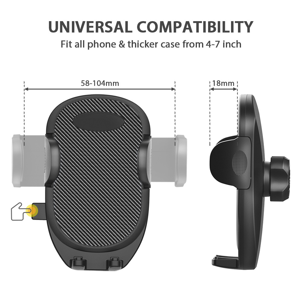 Trending Product 360 Degree Rotation Air Vent Holder Car Mount Phone Holder Smartphone Stand for 4.7-6.7 Inch Cellphone