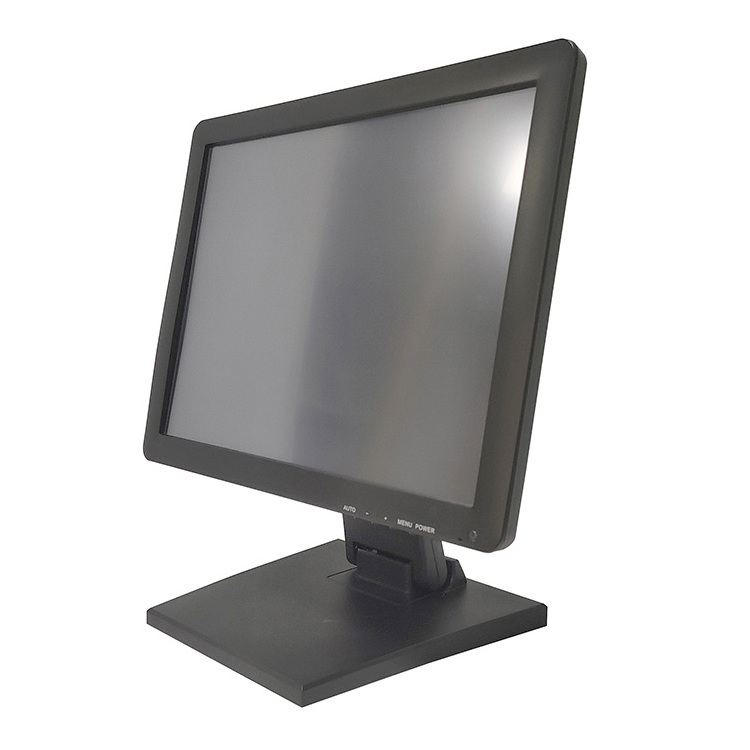 15 inch desktop 5 wire resistive  POS touch monitor with VGA and HD ports for  retail store and hospitality