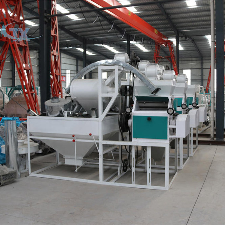 300-500kg/h Maize flour milling machine cornmeal processing plant