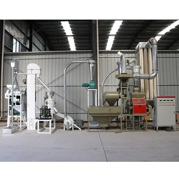 300-500kg/h Maize flour milling machine cornmeal processing plant