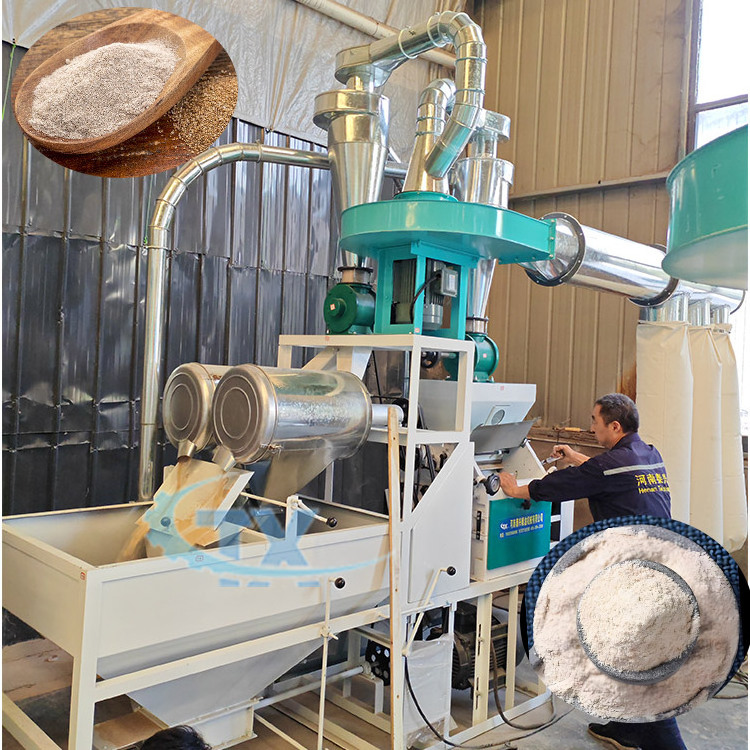 Electric 500kg/h teff grinding machine grain flour milling machine