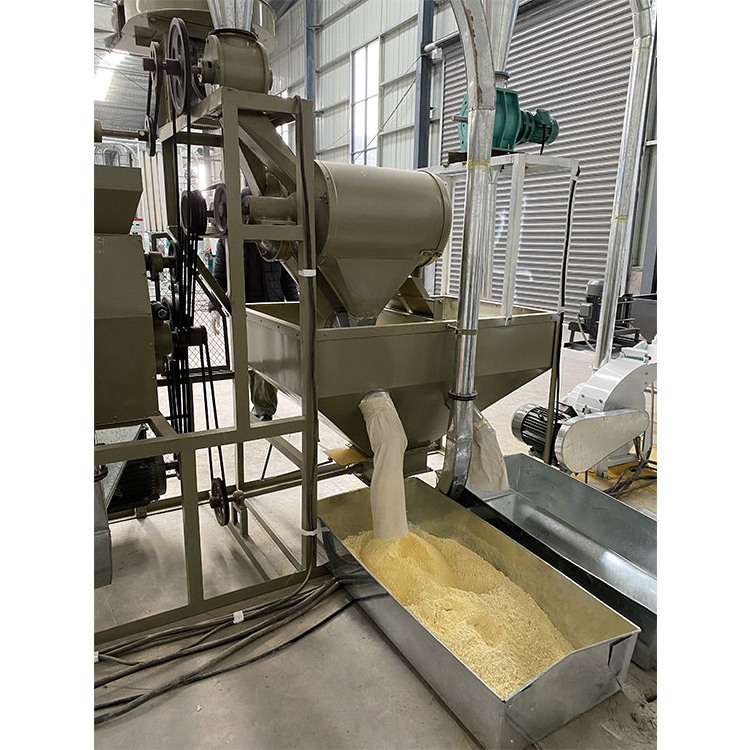 300-500kg/h Maize flour milling machine cornmeal processing plant