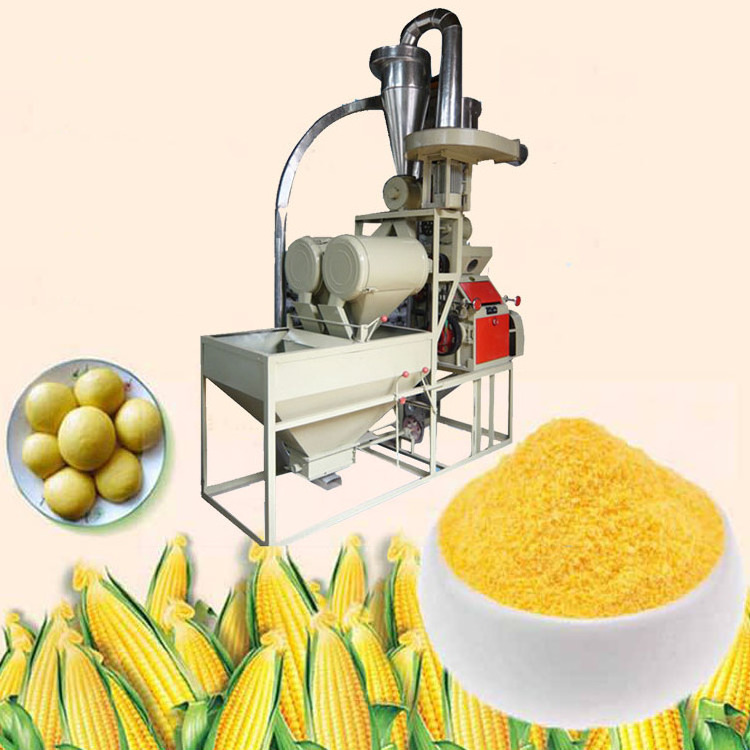 commercial maize grinder small scale corn flour milling machine