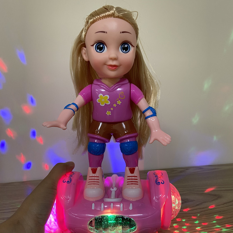 Hot Selling Dolls Battery Operated Toy Balance Car Doll Girl Dolls For Girls Electric